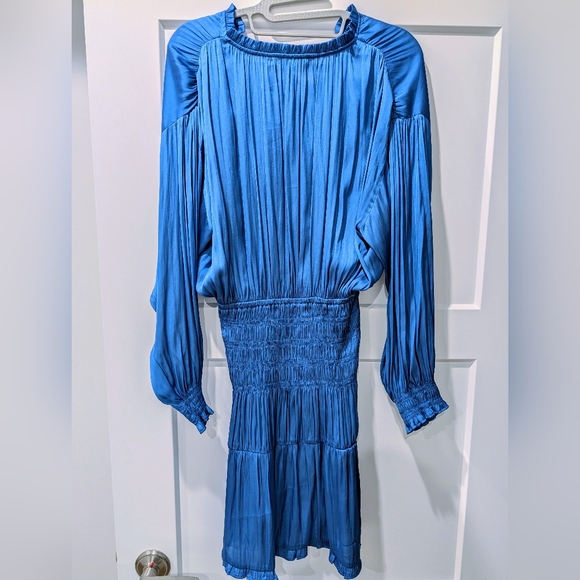 Maje Long Sleeve Satin Dress - Picture 5 of 6